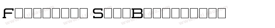 Formation SemiBold字体转换